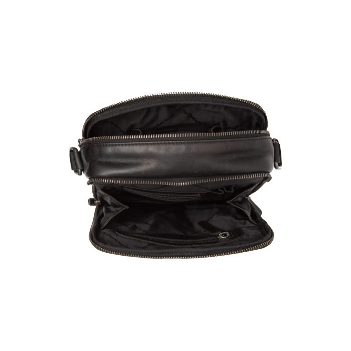 Geanta de barbati, The Chesterfield Brand, din nylon si piele, Arendal, Bleumarin [5]