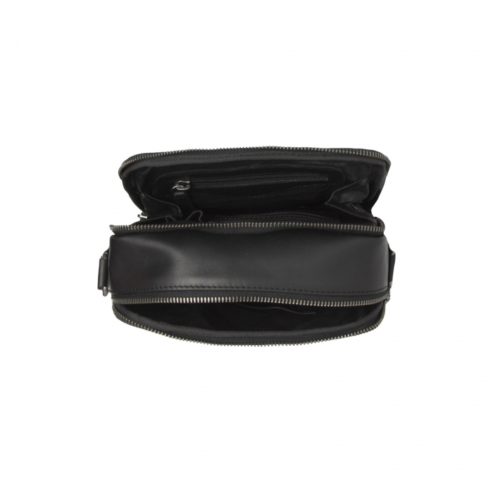 Geanta de barbati, The Chesterfield Brand, din nylon si piele, Arendal, Gri [2]