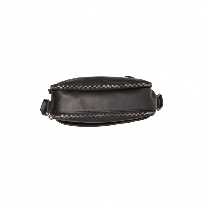Geanta de barbati, The Chesterfield Brand, din nylon si piele, Arendal, Negru [5]
