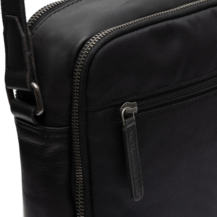Geanta de barbati, The Chesterfield Brand, din nylon si piele, Arendal, Negru [3]