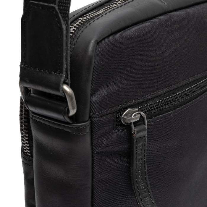 Geanta de barbati, The Chesterfield Brand, din nylon si piele, Karlstad, Negru [6]