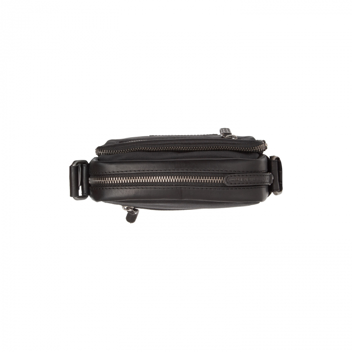 Geanta de barbati, The Chesterfield Brand, din nylon si piele, Karlstad, Negru [4]