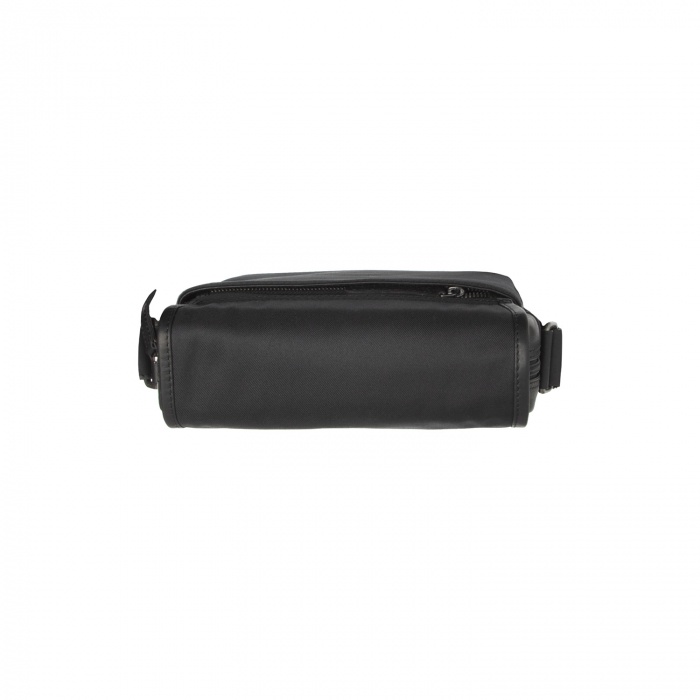 Geanta de barbati, The Chesterfield Brand, din nylon si piele, Mikeli, Negru [5]