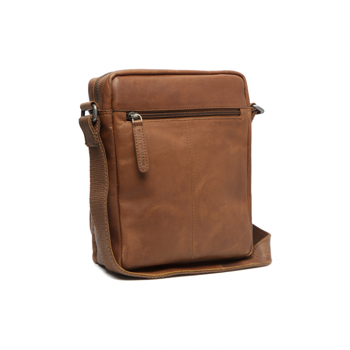 Geanta de barbati The Chesterfield Brand, din piele moale, Bath, Maro coniac [6]
