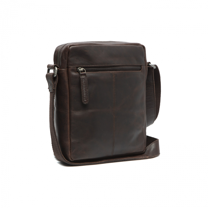 Geanta de barbati The Chesterfield Brand, din piele moale, Bath, Maro inchis [8]