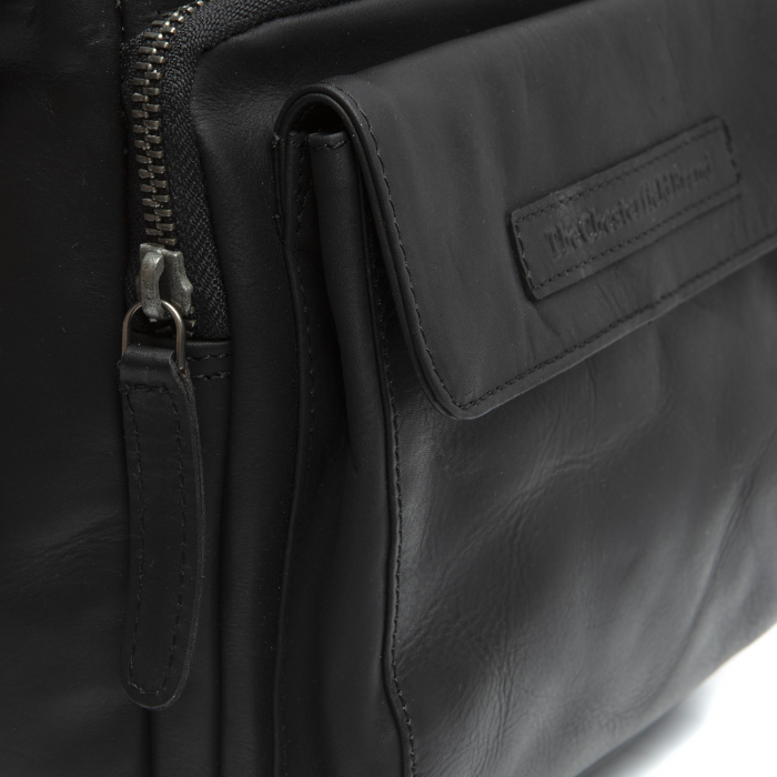 Geanta de barbati The Chesterfield Brand, din piele moale, Bath, Negru [3]