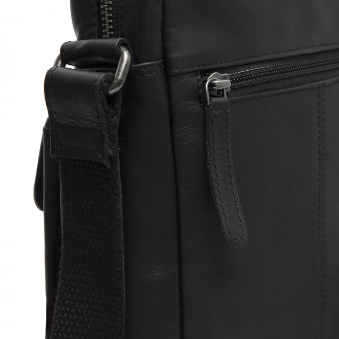 Geanta de barbati The Chesterfield Brand, din piele moale, Bath, Negru [4]