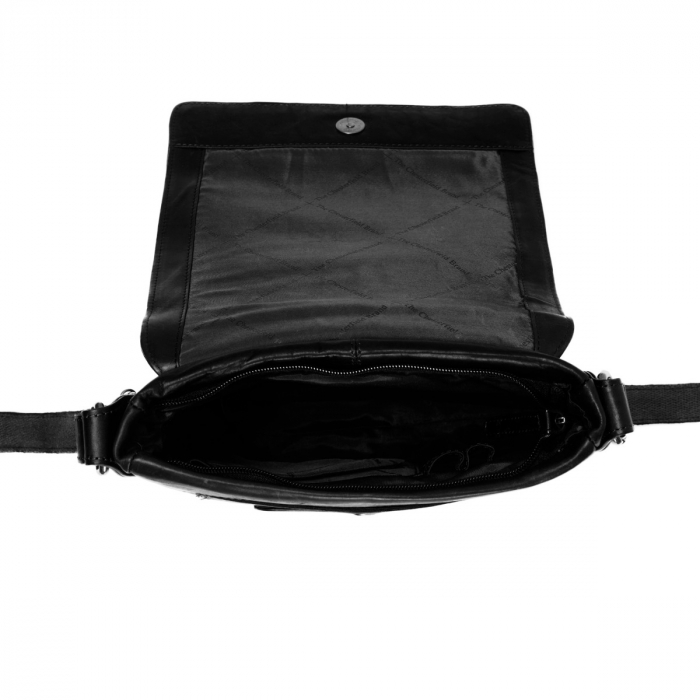 Geanta de barbati The Chesterfield Brand, din piele moale, Bodin, Negru [4]