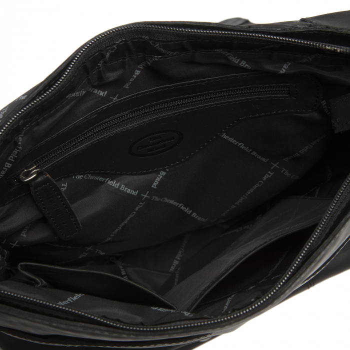 Geanta de barbati, The Chesterfield Brand, din piele naturala, Tanga, Negru [2]