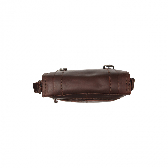 Geanta de barbati The Chesterfield Brand, din piele naturala, Adelanto, Maro inchis [4]