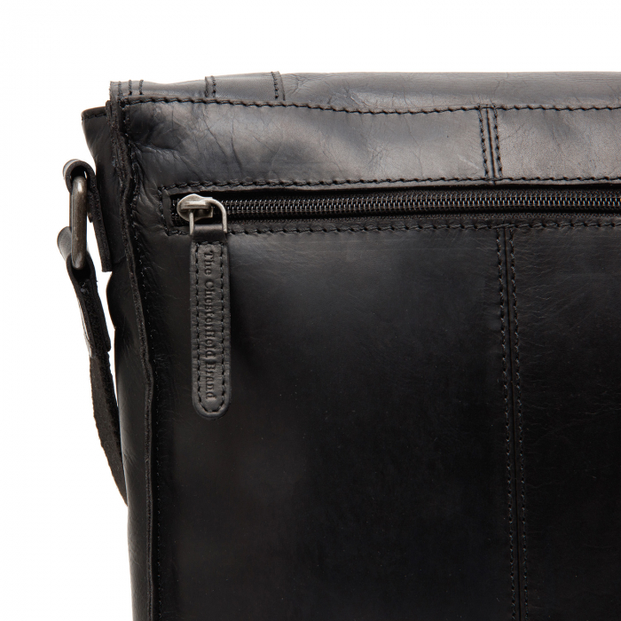 Geanta de barbati The Chesterfield Brand, din piele naturala, Adelanto, Negru [5]