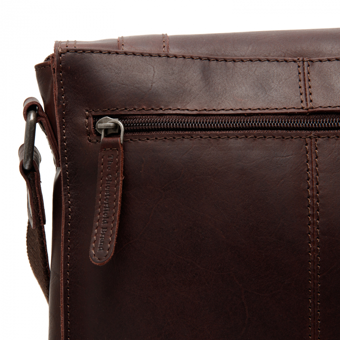 Geanta de barbati The Chesterfield Brand, din piele naturala, Adelanto, Maro inchis [5]