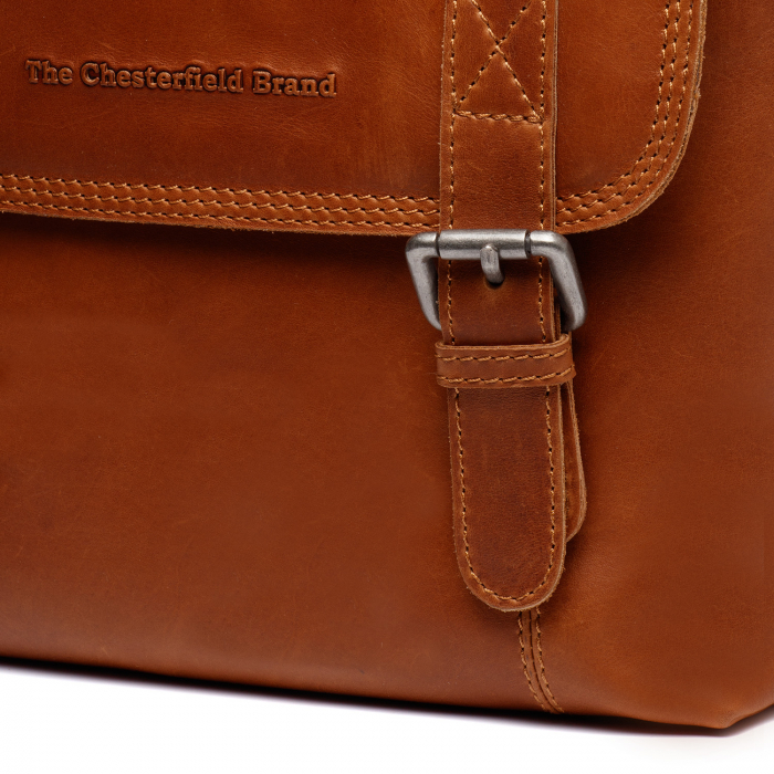 Geanta de barbati The Chesterfield Brand, din piele naturala, Adelanto, Maro coniac [2]