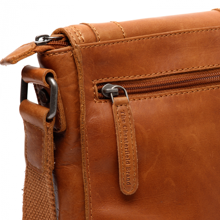 Geanta de barbati The Chesterfield Brand, din piele naturala, Ariano, Maro coniac [4]