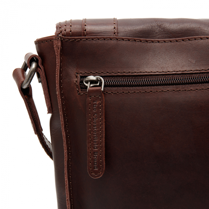 Geanta de barbati The Chesterfield Brand, din piele naturala, Ariano, Maro inchis [3]