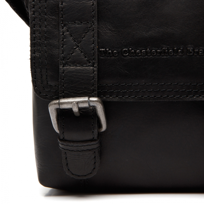 Geanta de barbati The Chesterfield Brand, din piele naturala, Ariano, Negru [2]