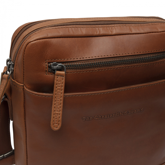 Geanta de barbati The Chesterfield Brand, din piele naturala, Arnhem, Maro coniac [5]