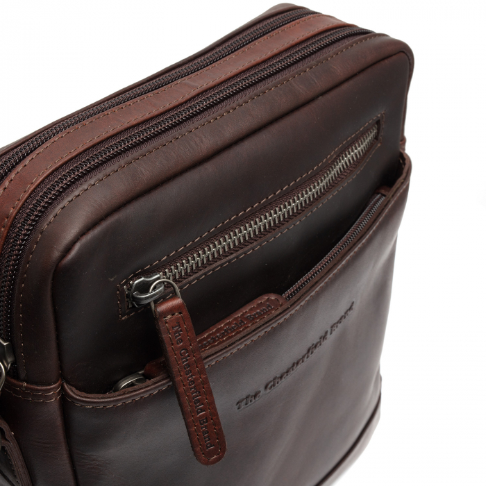 Geanta de barbati The Chesterfield Brand, din piele naturala, Arnhem, Maro inchis [4]