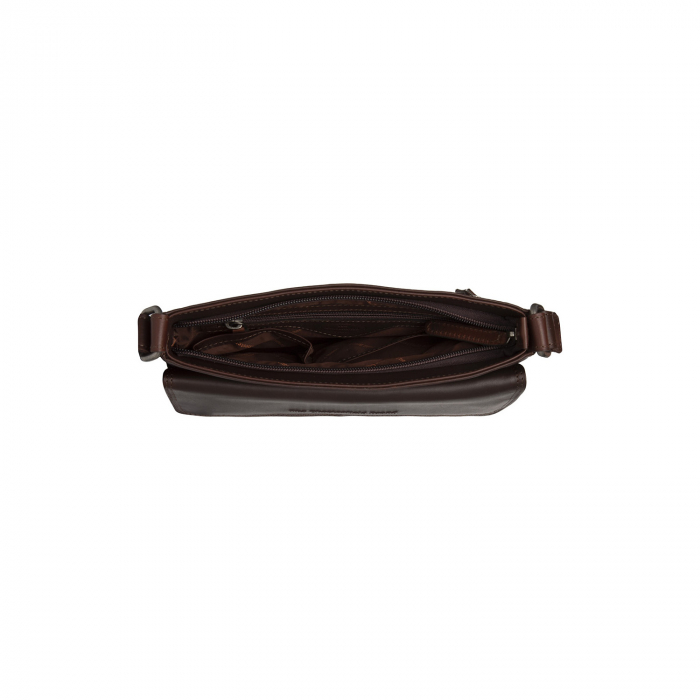 Geanta de barbati The Chesterfield Brand, din piele naturala, Essen, Maro inchis [3]