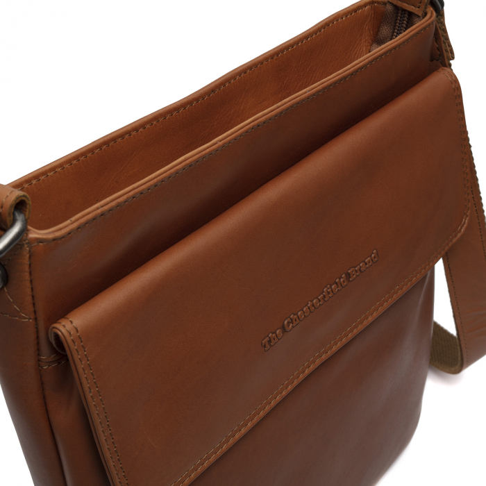 Geanta de barbati The Chesterfield Brand, din piele naturala, Essen, Maro coniac [5]