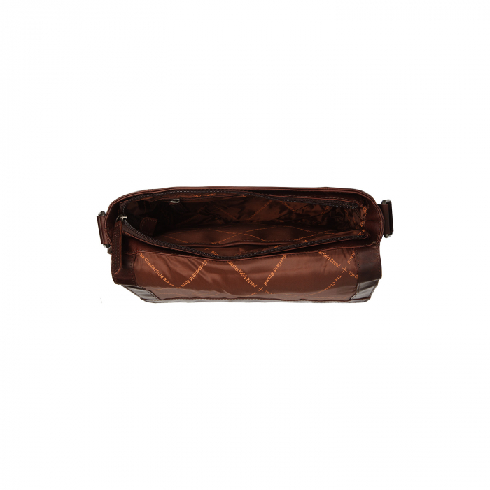 Geanta de barbati The Chesterfield Brand, din piele naturala, Matera, Maro inchis [3]