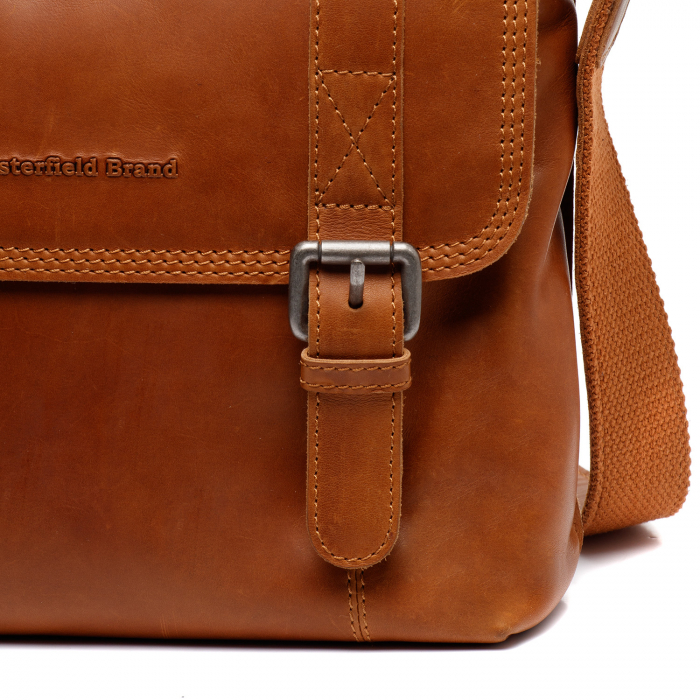 Geanta de barbati The Chesterfield Brand, din piele naturala, Matera, Maro coniac [6]