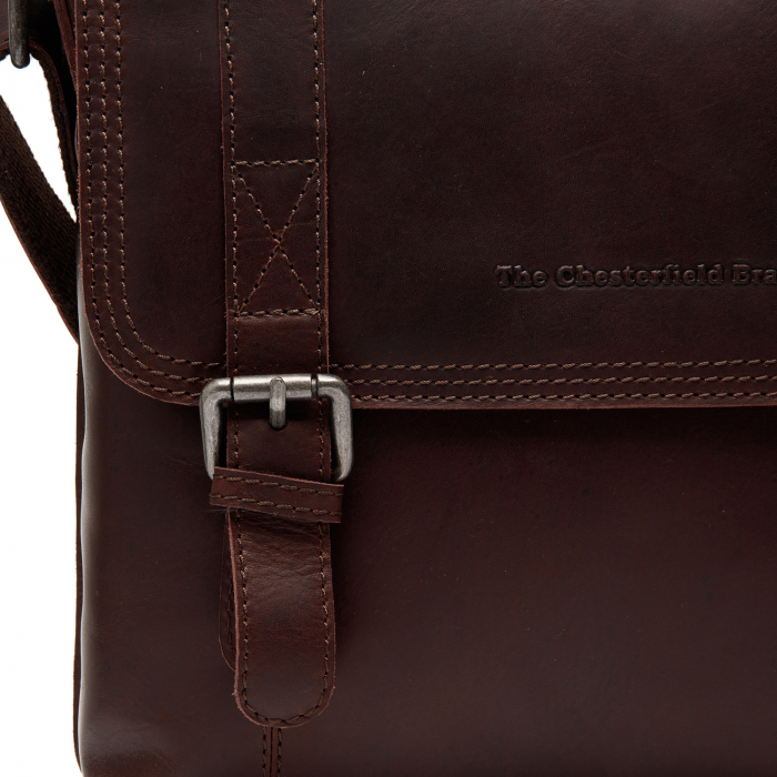 Geanta de barbati The Chesterfield Brand, din piele naturala, Matera, Maro inchis [2]