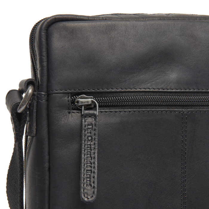 Geanta de barbati, The Chesterfield Brand, din piele naturala, Montira, Negru [5]