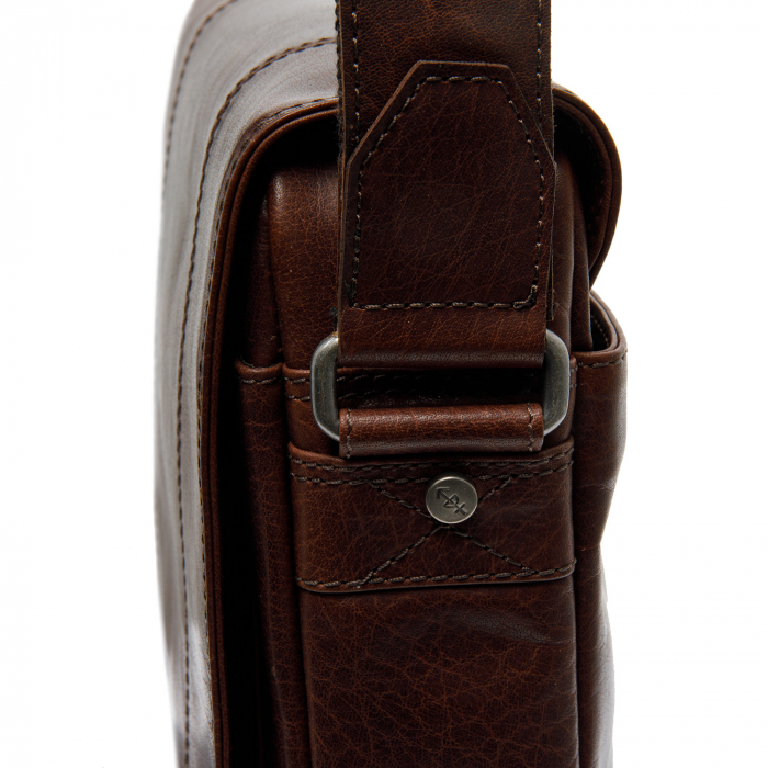 Geanta de barbati The Chesterfield Brand, din piele naturala, Nairobi, Maro inchis [4]