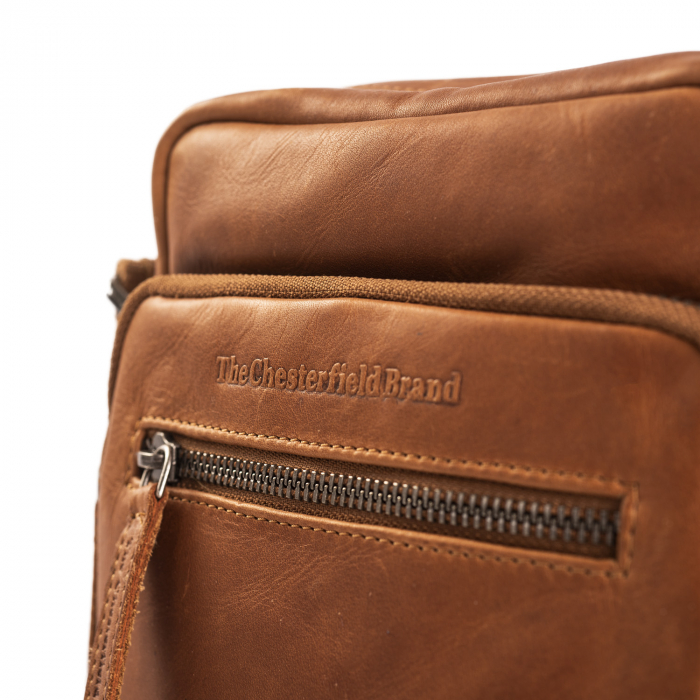 Geanta de barbati The Chesterfield Brand, din piele veritabila, Birmingham, Maro coniac [5]