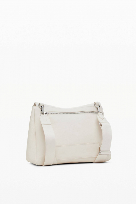 Geanta de dama 2 in 1, de mana, umar si tip rucsac, Desigual, seria Dejavu Posadas, Ocru [3]