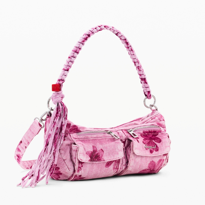 Geanta de dama, de mana si umar, Desigual, Habana, Roz [2]