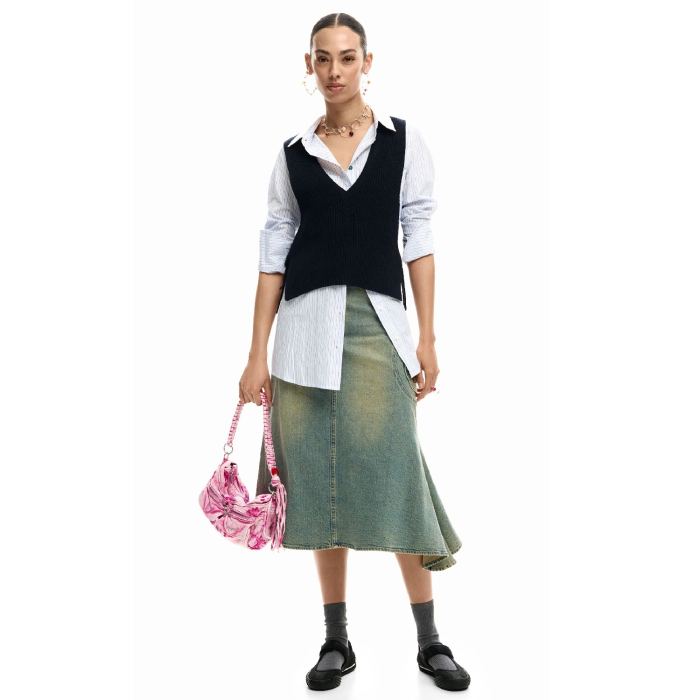 Geanta de dama, de mana si umar, Desigual, Habana, Roz [7]