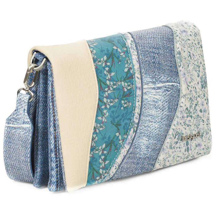 Geanta de dama crossbody, Desigual, seria Bijou Dortmund, Multicolor [3]