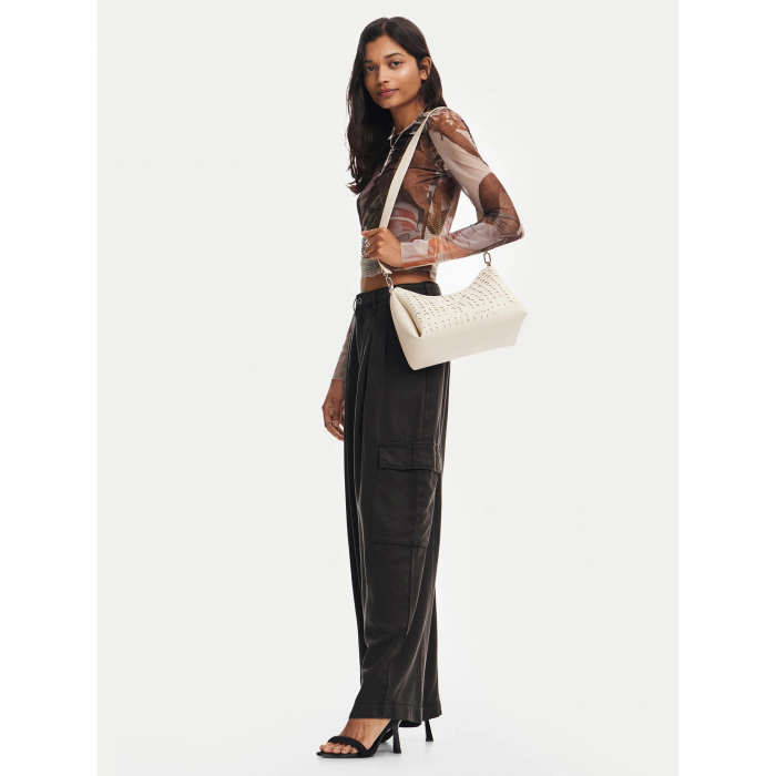 Geanta de dama crossbody, Desigual, seria Bloomer Mayari, Bej [2]
