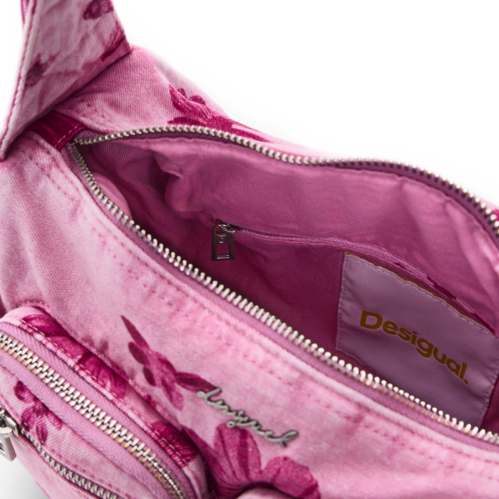 Geanta de dama crossbody, Desigual, seria Margaritas Habana, Roz [3]
