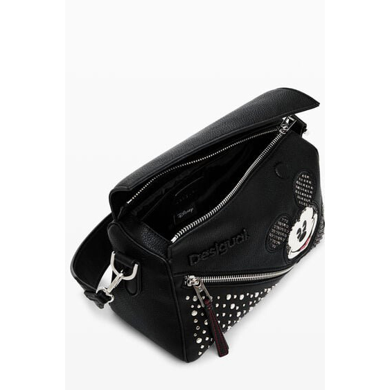Geanta de dama crossbody, Desigual, seria Mickey Studstyle Phuk, Negru [5]