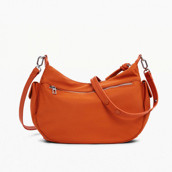 Geanta de dama crossbody, Desigual, seria Priori Astana, Portocaliu [9]