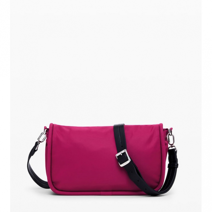 Geanta de dama crossbody, Desigual, seria Priori Gales Maxi, Roz fucsia [7]