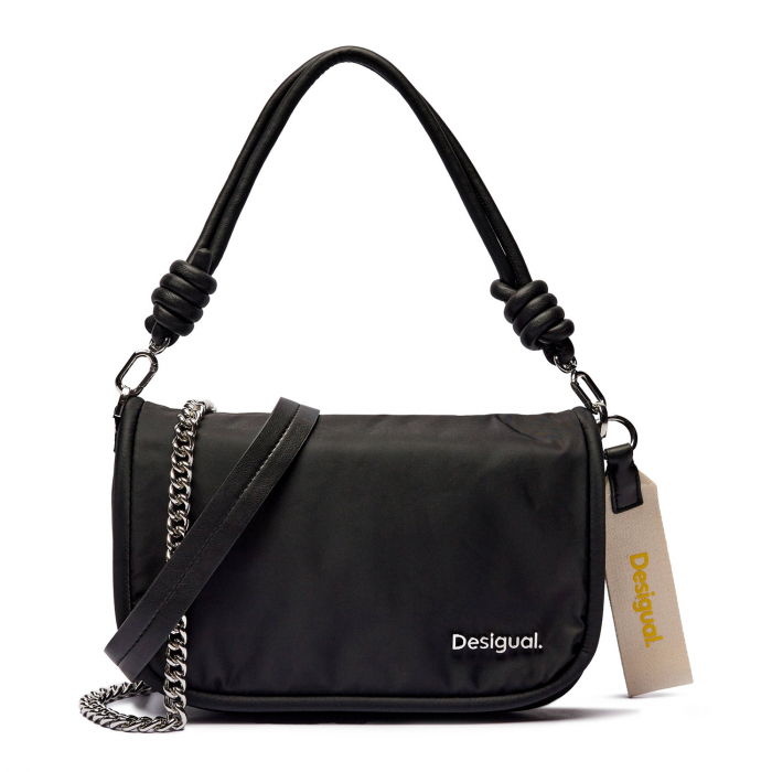Geanta de dama crossbody, Desigual, seria Priori Gales Maxi, Negru [7]