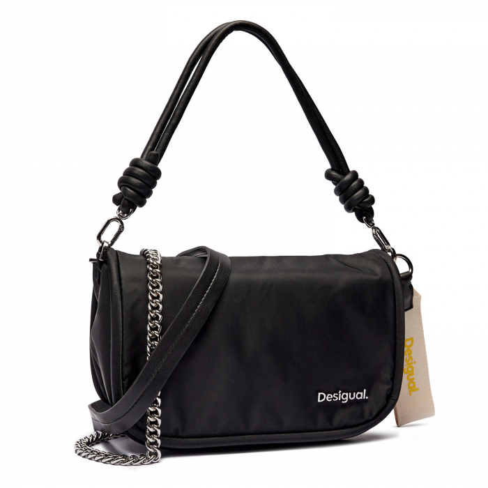 Geanta de dama crossbody, Desigual, seria Priori Gales Maxi, Negru [2]