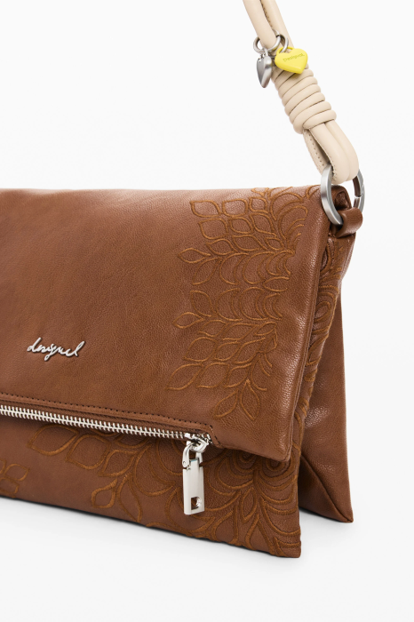 Geanta de dama crossbody, Desigual, seria Sierra Murano, Maro coniac [5]