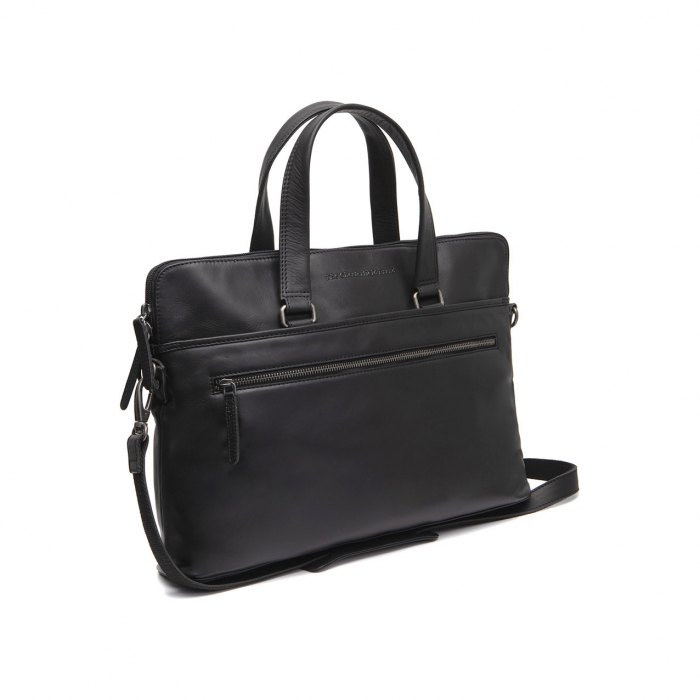 Geanta de dama cu compartiment de laptop, piele naturala, The Chesterfield Brand, Elvas, Maro coniac [10]