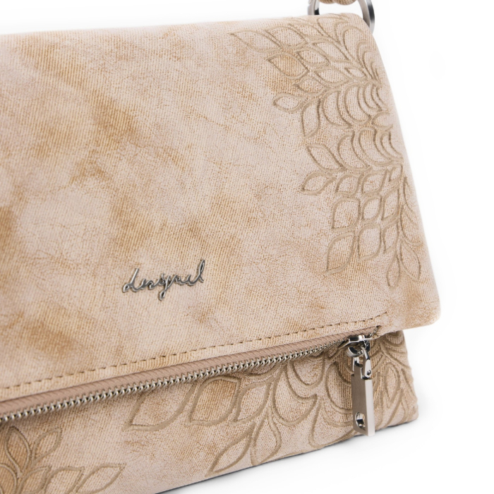 Geanta de dama, de dimensiune medie, Desigual, seria Sierra Sand, Bej [4]