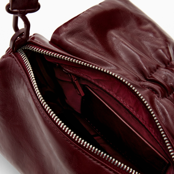 Geanta de dama, de dimensiune mica, Desigual, Juliett Mini, Visiniu [3]