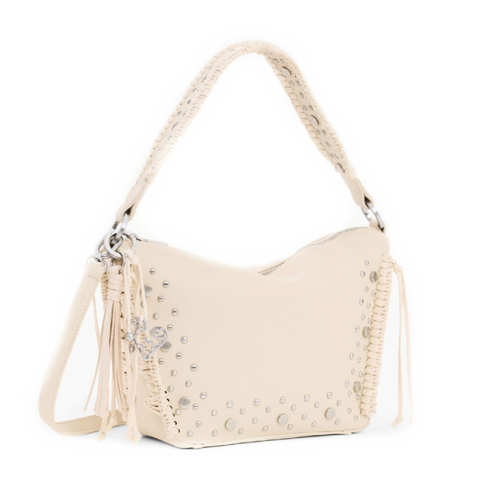 Geanta de dama, de mana si umar, crossbody, Desigual, seria Gallium Munich, Bej [2]