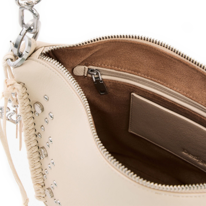 Geanta de dama, de mana si umar, crossbody, Desigual, seria Gallium Munich, Bej [4]