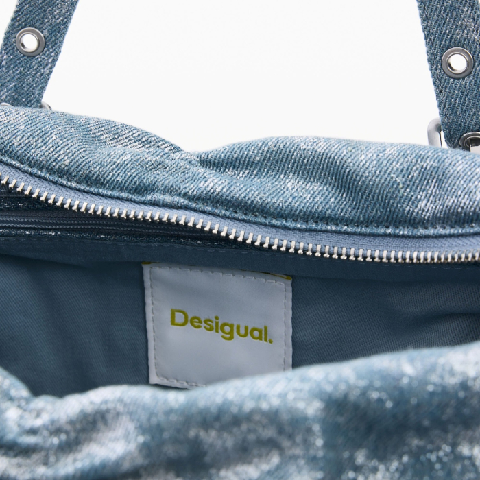 Geanta de dama, de mana si umar, Desigual, Buxton Denim, Albastru [4]