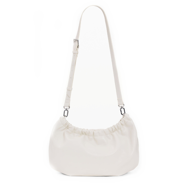 Geanta de dama, de mana si umar, Desigual, Half logo, Alb [7]