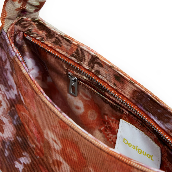 Geanta de dama, de mana si umar, Desigual, seria India Micro Bergamo, Multicolor [4]